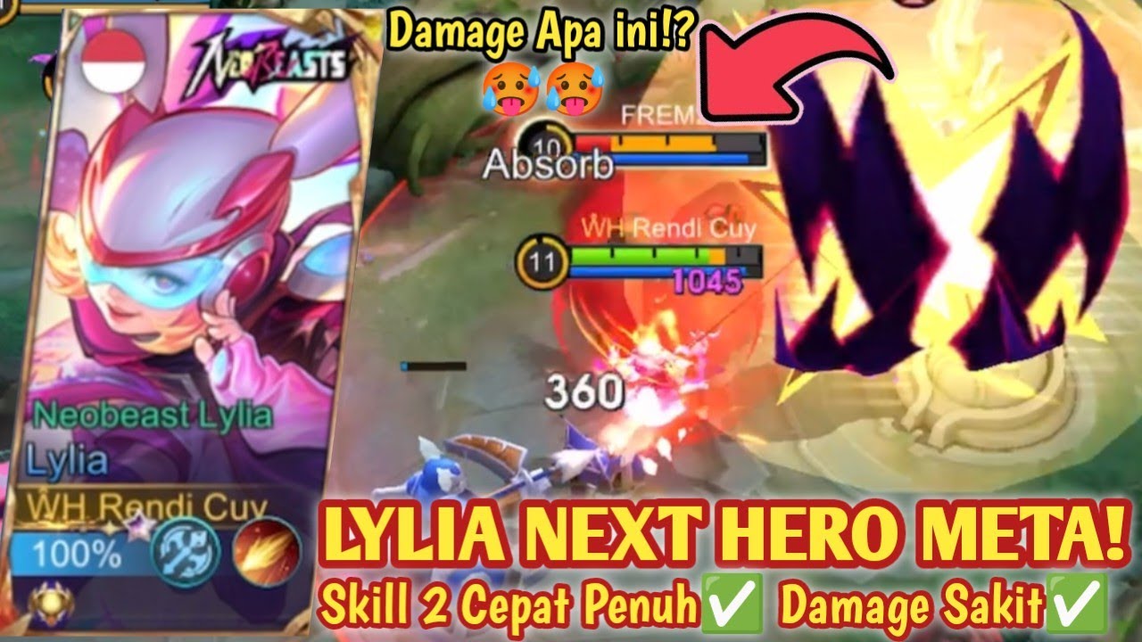 LYLIA BUFF BUAT COUNTER META JUNGLER TANK! JADI OP BGT! BUILD LYLIA TERSAKIT 2025 - PATCH BARU MLBB