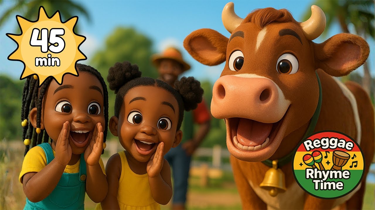 Old MacDonald Had A Farm 🐮 + More! | 45 mins Reggae Nursery Rhymes & Kids Songs | Reggae Rhyme Time