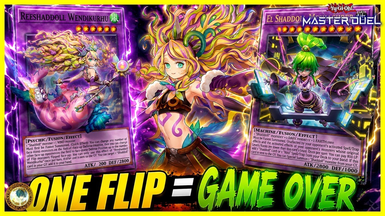 SHADDOLL Flip Trick More Better w/ NEW Reeshaddoll Wendikuruhu! | Master Duel