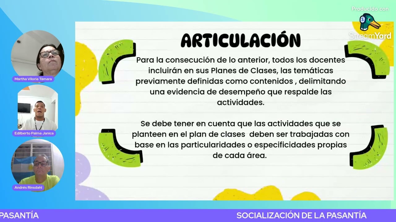 SOCIALIZACIÓN DE LA PASANTÍA Actividad 6