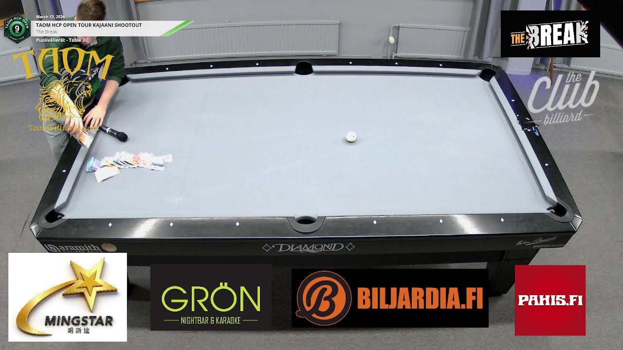 Taom HCP Open Tour Kajaani - Main Event Pöytä 2