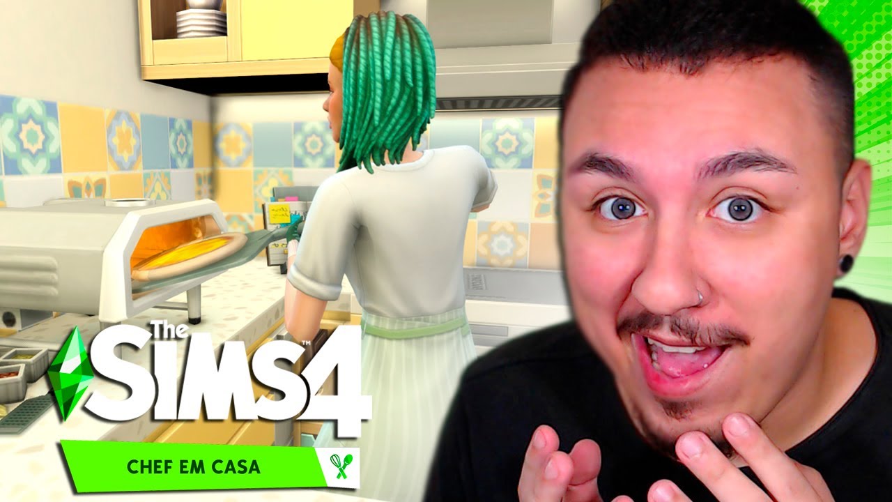 O MELHOR PACOTE DE OBJETOS!! MOSTRANDO CAS, MODO CONSTRUÇÃO e JOGABILIDADE!! THE SIMS 4 CHEF EM CASA