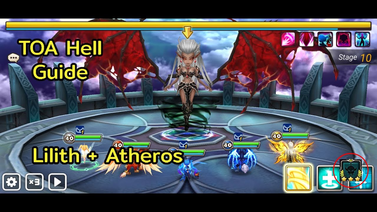 [Summoners War] TOA Hell Oct 2021 F10