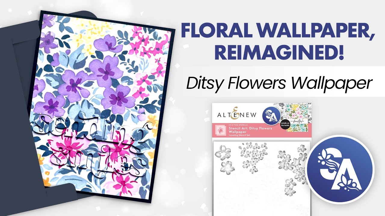 DIY Floral Stencil Magic - Create Beautiful Card Designs At Home