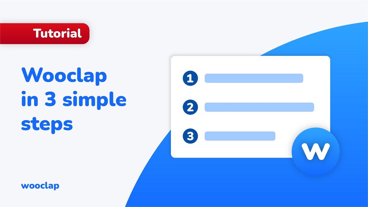 DEMO: Wooclap in 3 simple steps