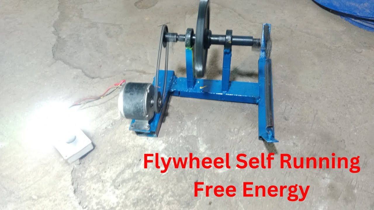 Flywheel Electricity Self Running Free Energy Generator