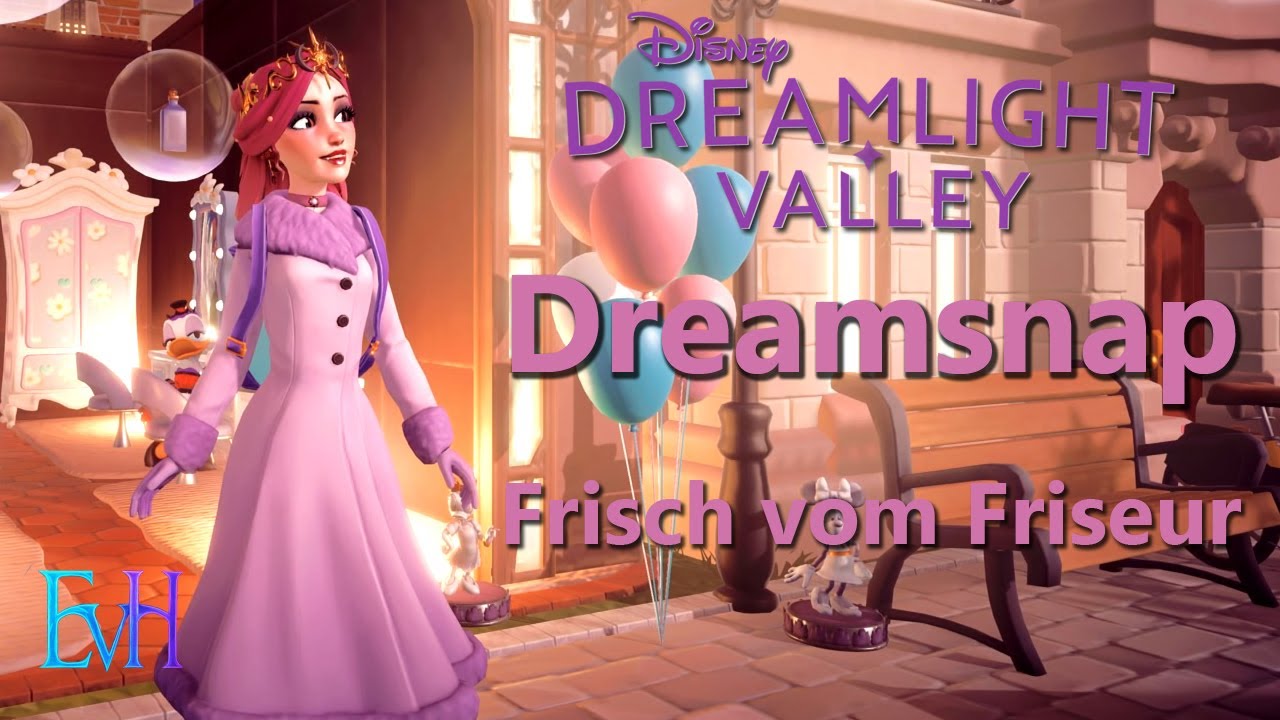 📸Dreamsnap Frisch vom Friseur✂️  Speedbuild ✨#disneydreamlightvalley