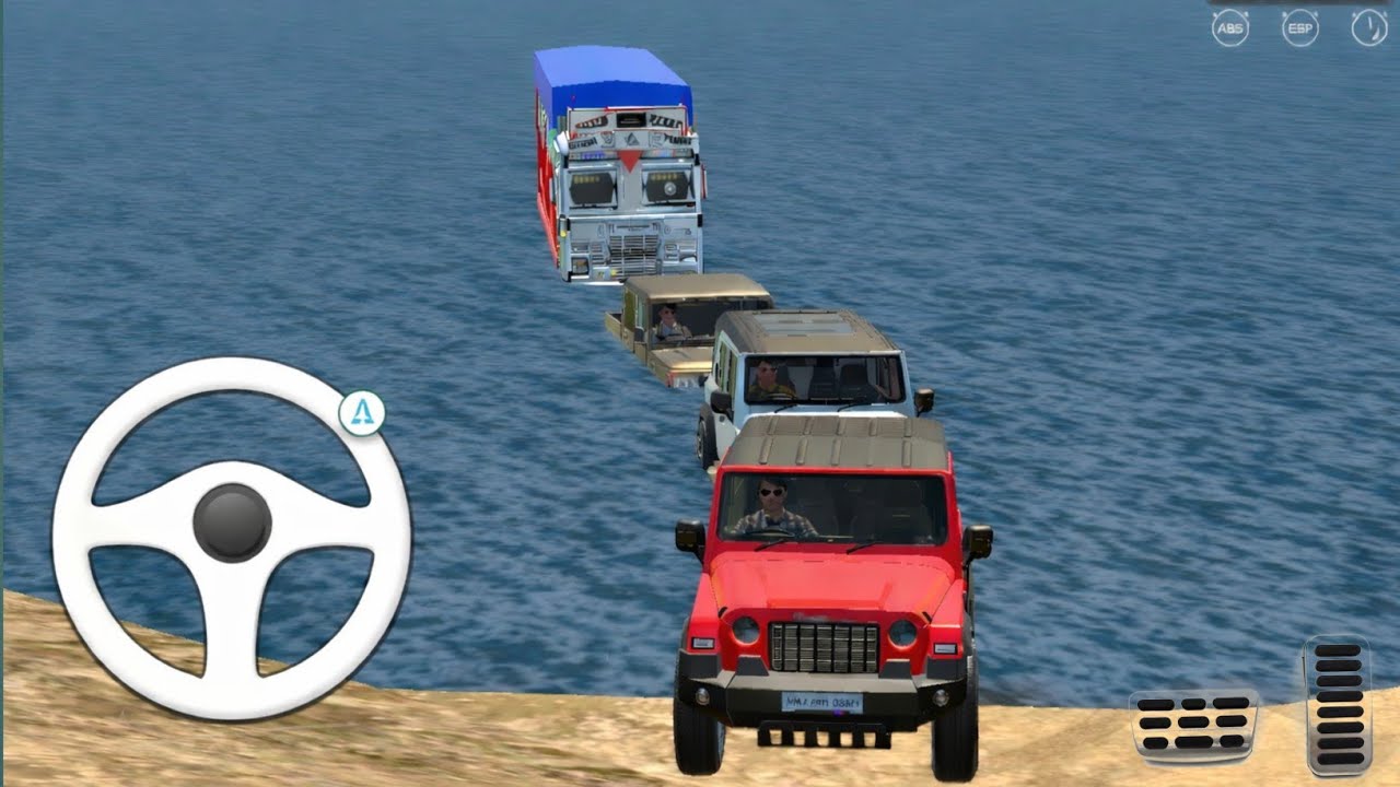 Indian Truck Stuck In Sea and| indian simulator 3d  Android gameplay #thar#Truck#gaming 