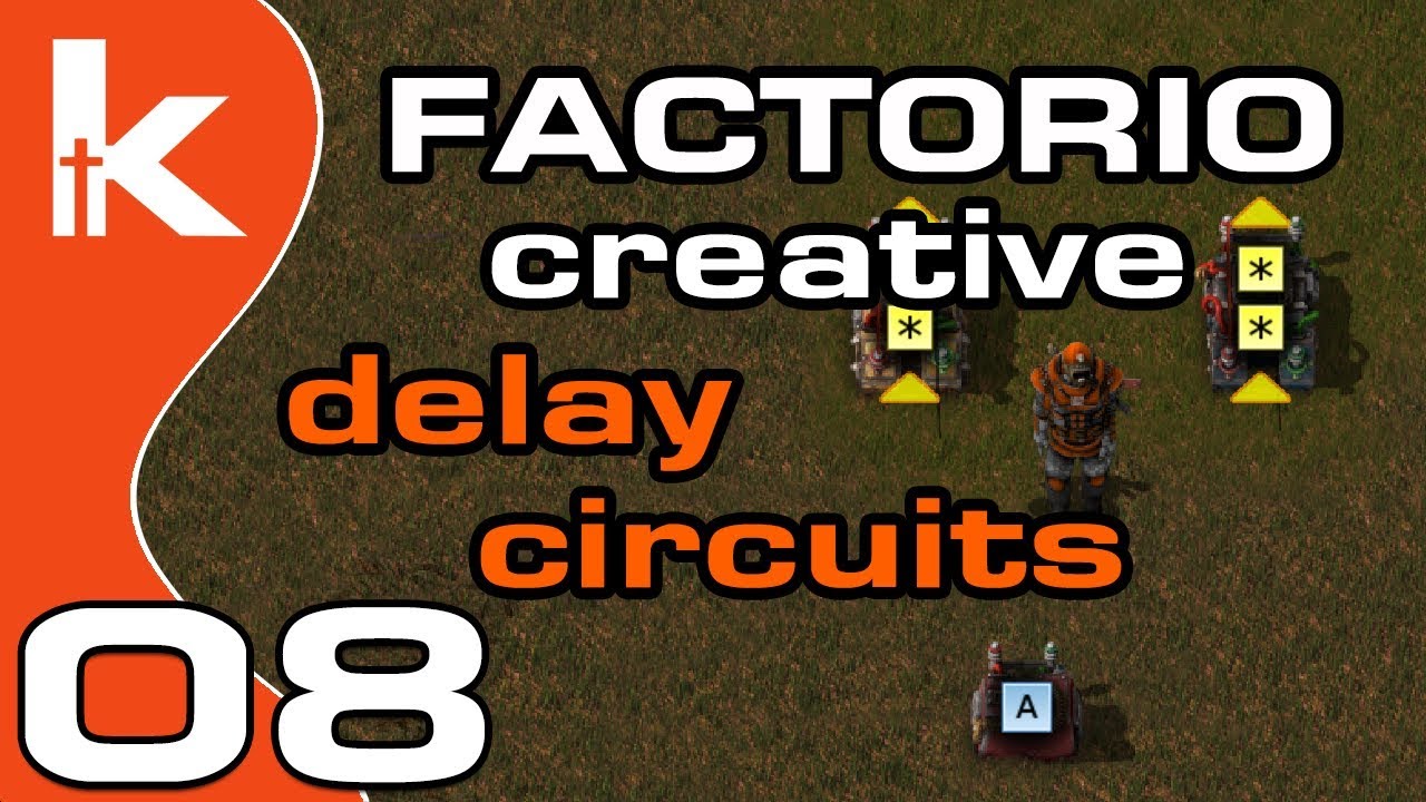 Factorio Circuit SR Latch, Counter and Edge Detection | Factorio Creative Ep 8