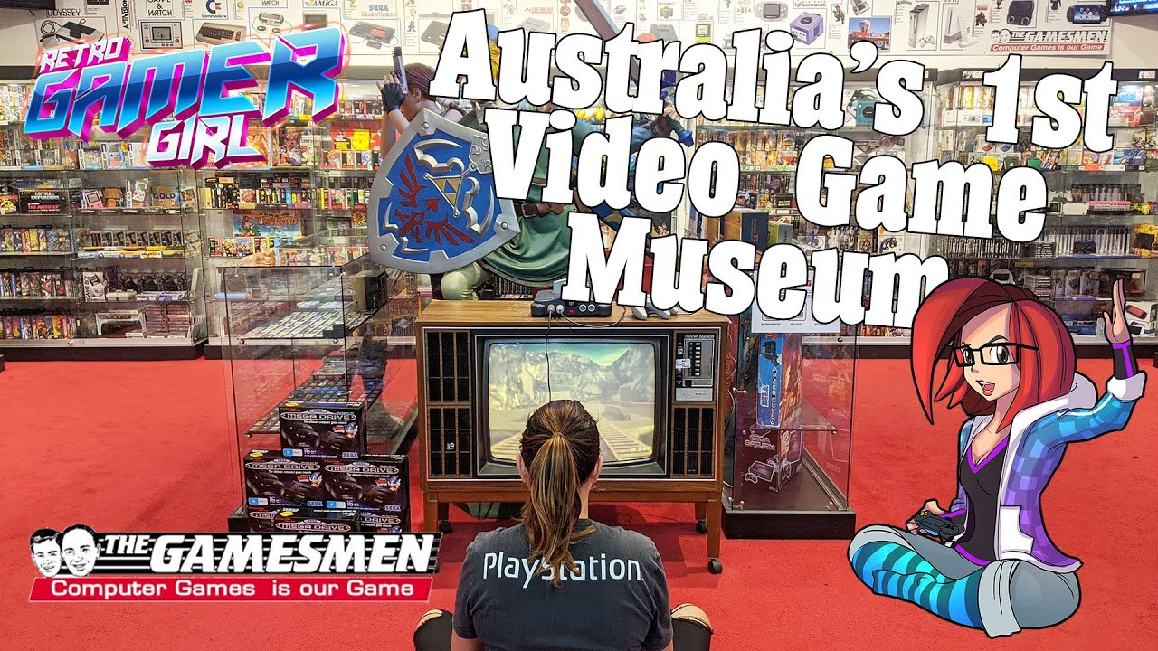 Первый в Австралии музей видеоигр в The Gamesmen | Retro Gamer Girl