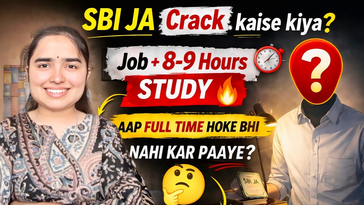 SBI JA Selected Candidate Interview🔥 Job ke saath 8-9 ghante padh liye😱 Shivani keswani #sbija #sbi 