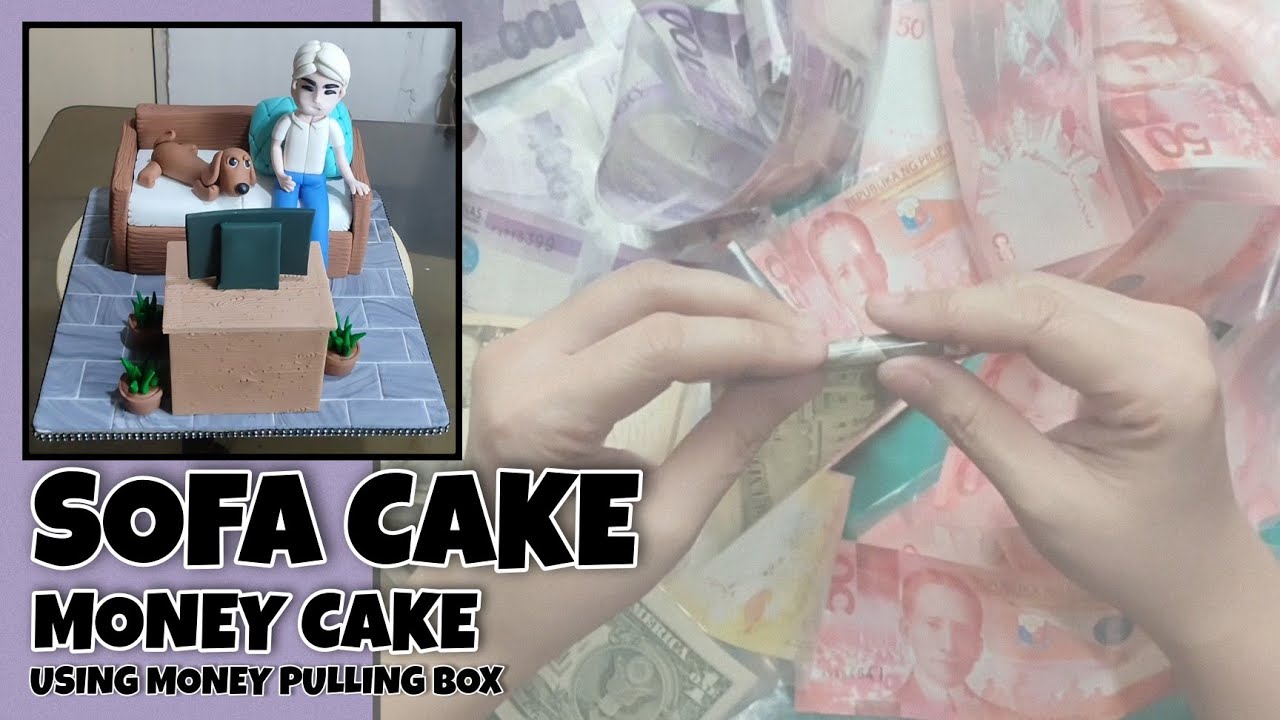 MONEY CAKE | SOFA CAKE | using money pulling box | ❤️❤️❤️