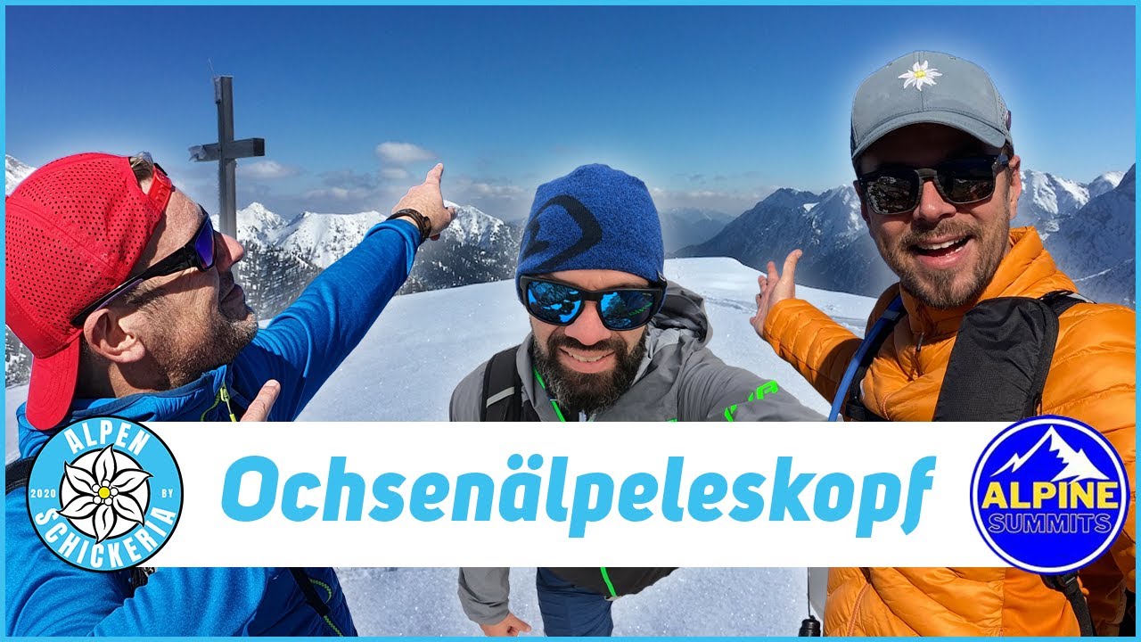 Ochsenälpeleskopf Schneeschuh Wanderung in den Ammergauer Alpen