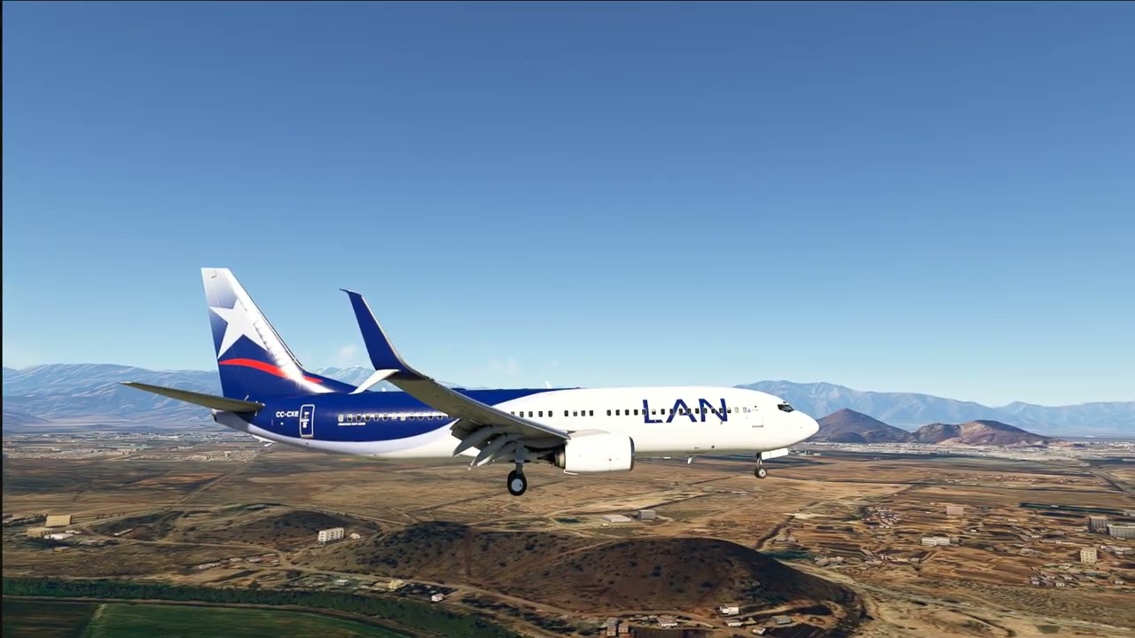✈️ Pouso Externa SCEL - SANTIAGO - CHILE