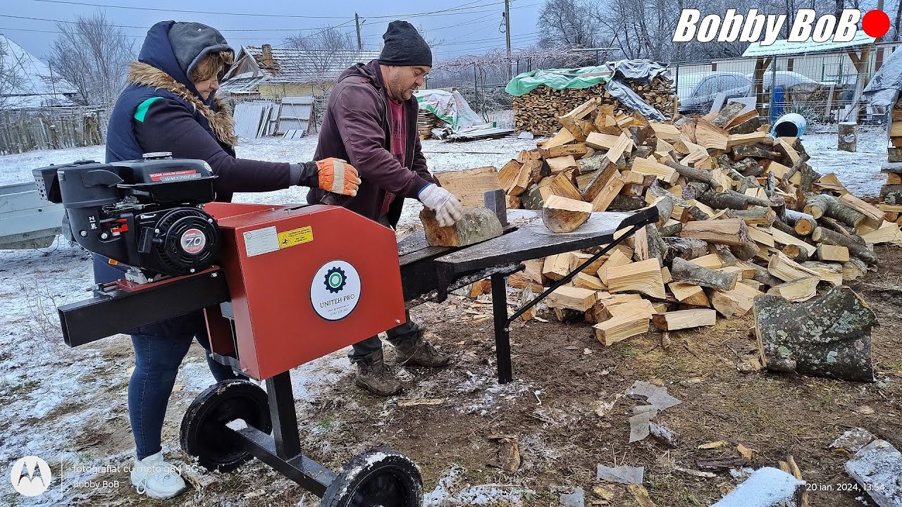 In cat timp am spart 5,5 mc lemn cu despicatorul Artmash