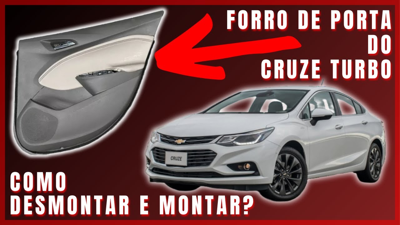 Como desmontar e montar o forro da porta traseira do cruze turbo.