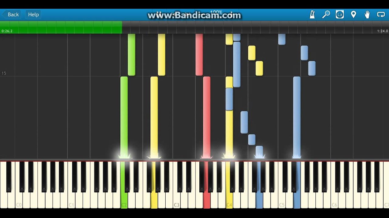 Sweet Victory (Spongebob) Synthesia