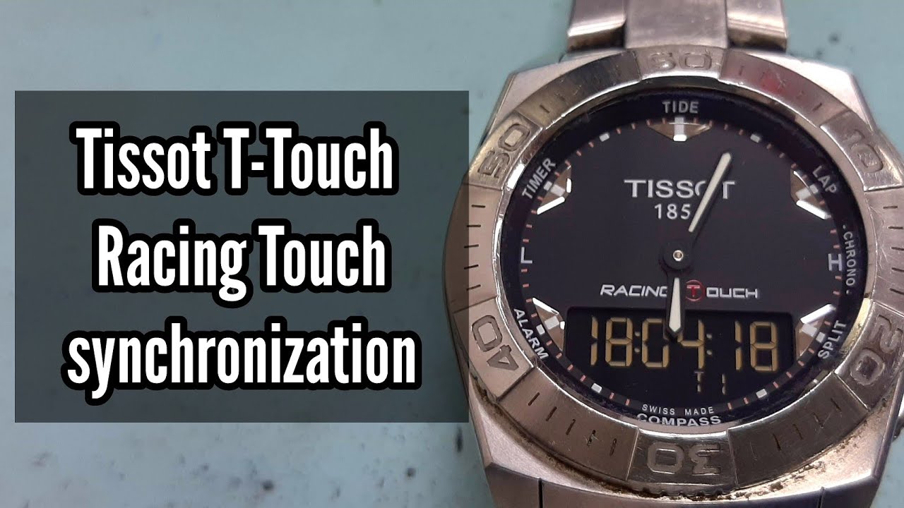 Tissot T-Touch Racing Touch synchronization and time setting | Watch Repair Channel