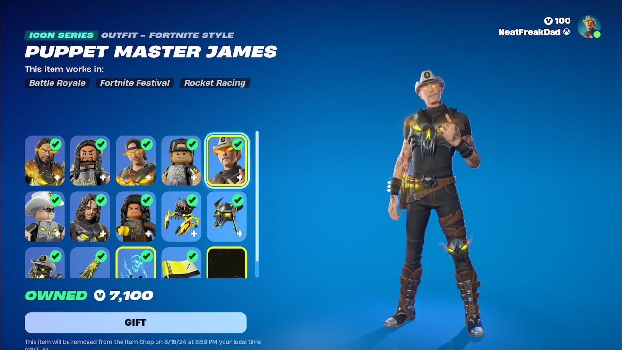 Fortnite Item Shop 06/13/24 New Metallica Skin's!
