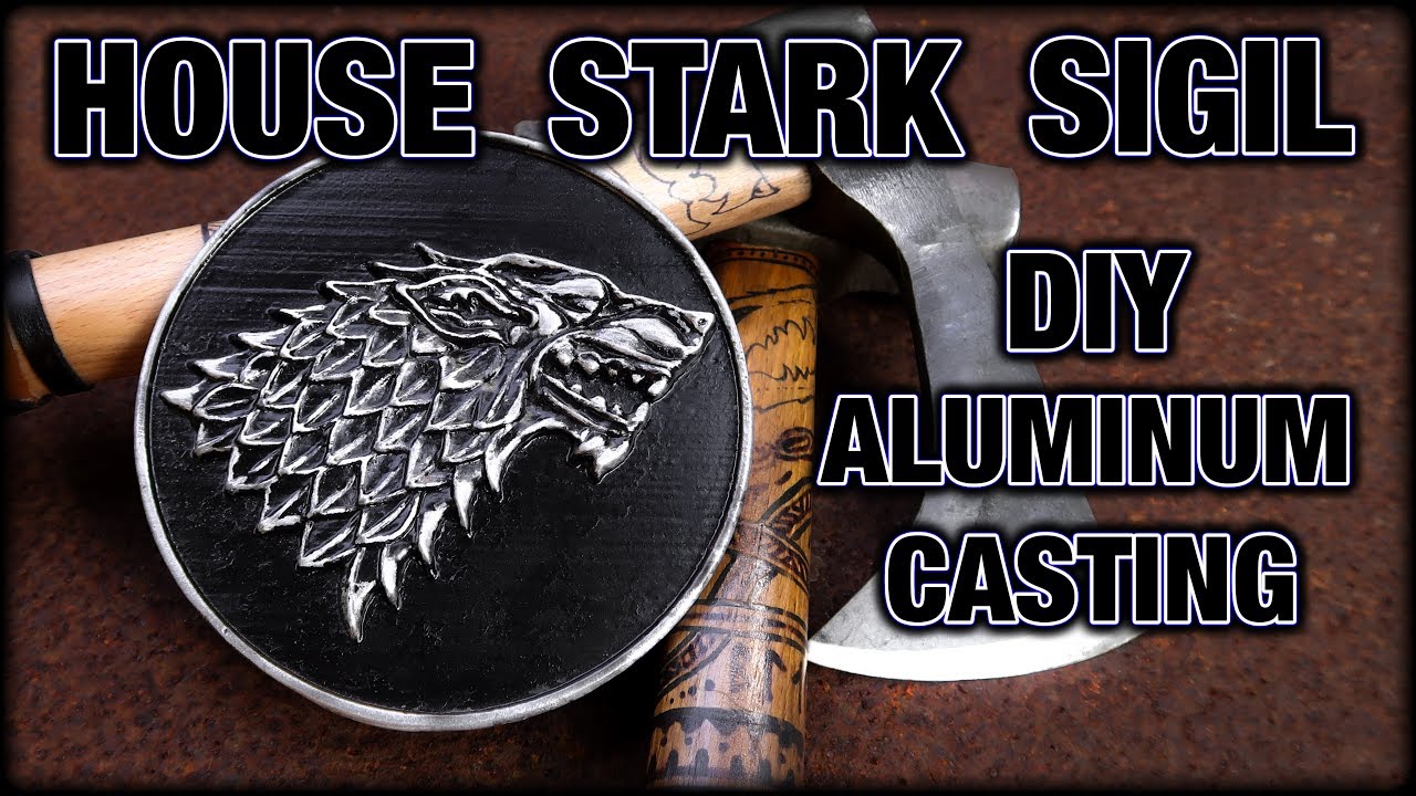 Game Of Thrones House Stark Sigil Aluminum Cast