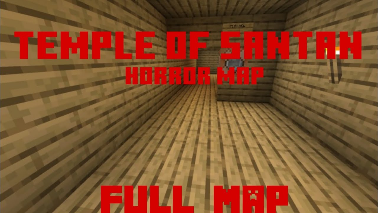 Minecraft PE{Temple Of Setan}Horror Map | Full Map