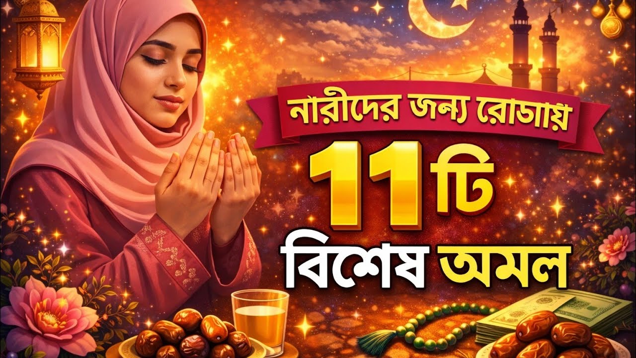  রমজানে নারীরা যেসব আমল করলে জান্নাত নিশ্চিত!আল্লাহ যেগুলো সবচেয়ে বেশি পছন্দ করেন|Umme Rumana|