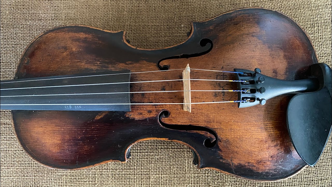 SOLD #1294 SPLENDID OLD Mittenwald violin (c. 1860) LISTEN To this old Beauty SING!