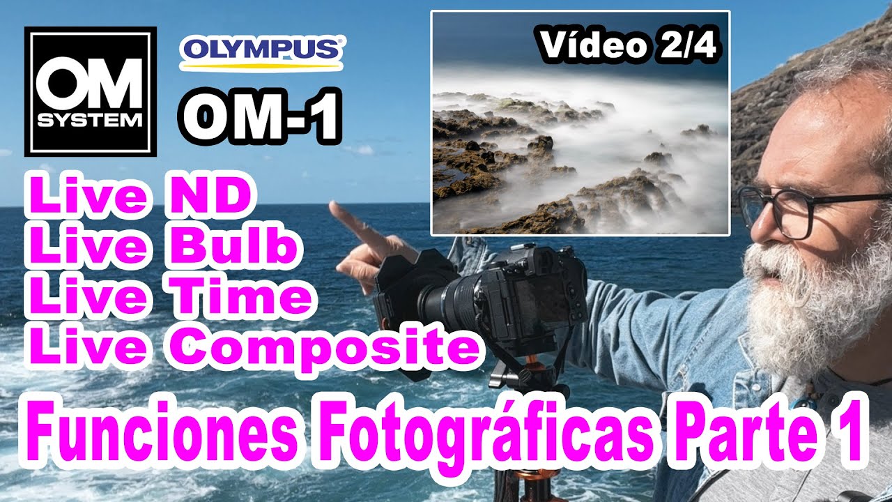 OM System OM-1 (Olympus) Funciones fotográficas Parte 1 - Vídeo 2 - EN ESPAÑOL