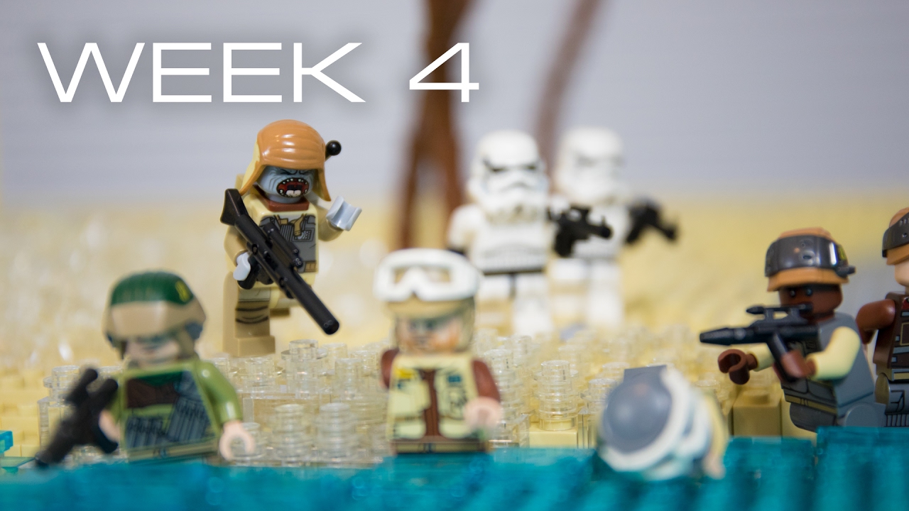 Building Scarif in LEGO - Week 4: TIMELAPSE!
