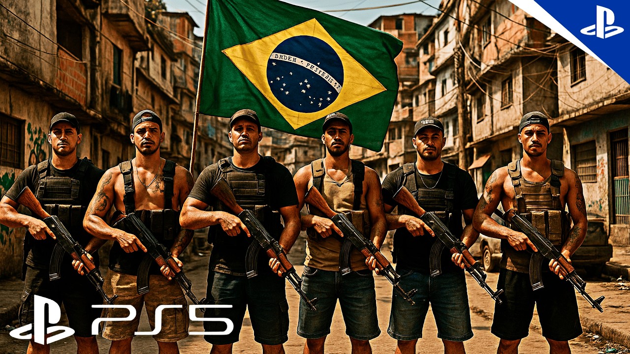 FUGIR DA FAVELA NO RIO É MISSÃO SUICIDA! | Call of Duty - Gameplay (4K HDR ) PS5