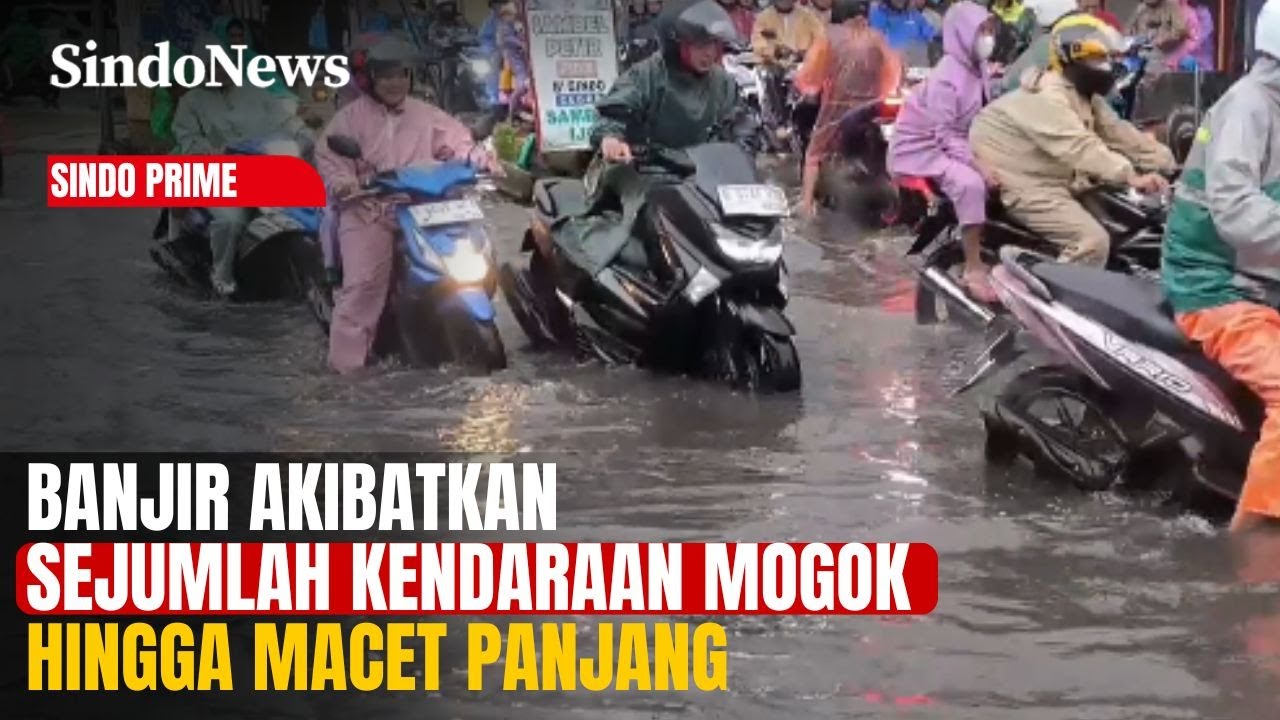 Banjir Kepung Jakarta, Sejumlah Kendaraan Mogok dan Macet Panjang Tak Terhindarkan | Sindo Prime |