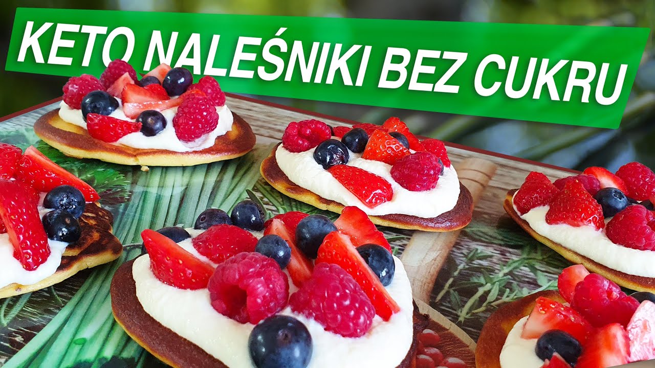 Keto Naleśniki bez dodatku cukru z pyszną masą!