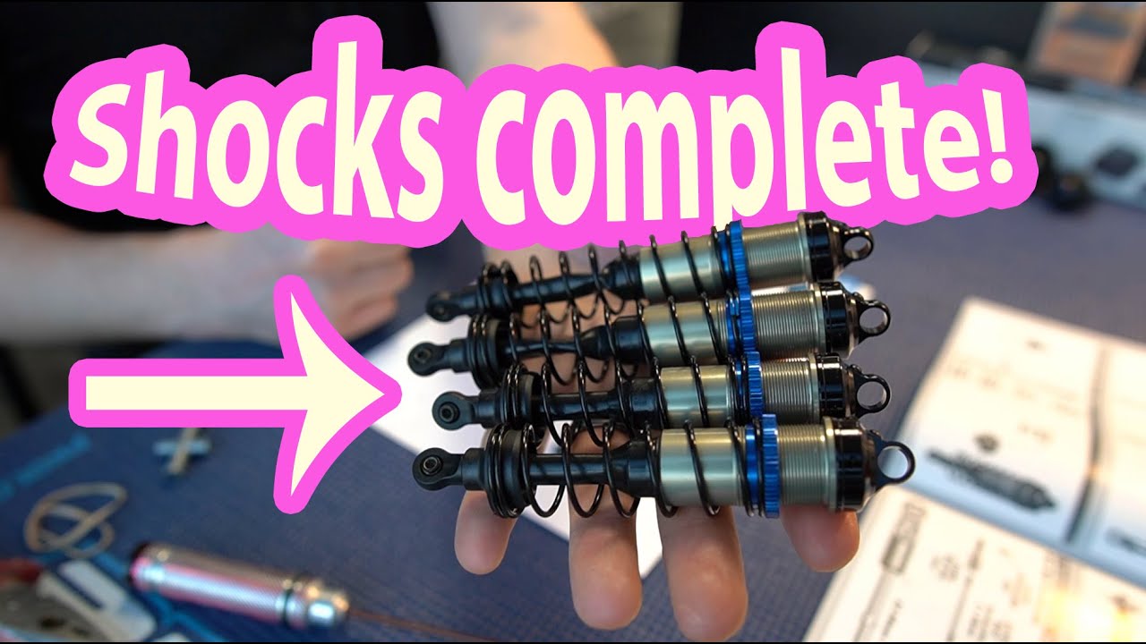 Team Associated RC8T 3.2e build Part 3 shocks