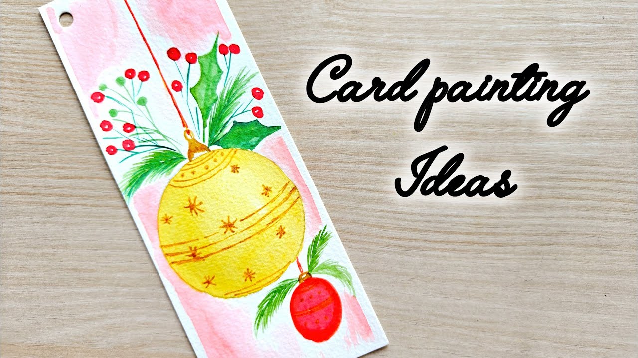 Easy card painting ideas,you will love to paint 