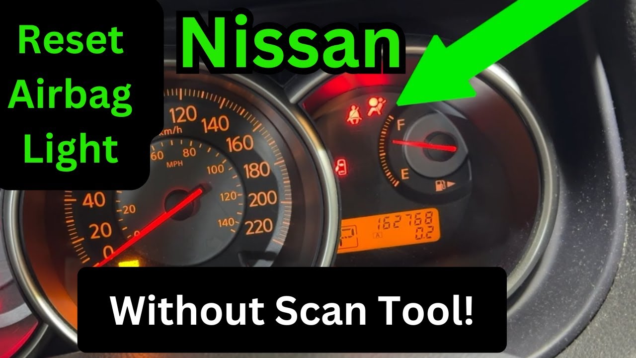 Reset Airbag light on a Nissan Without Scan Tool!