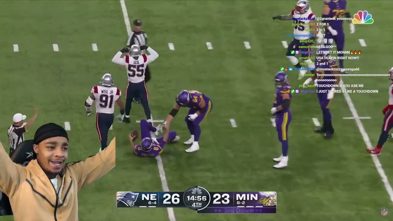 FlightReacts To New England Patriots vs. Minnesota Vikings | 2022 Week 12 Game Highlights!