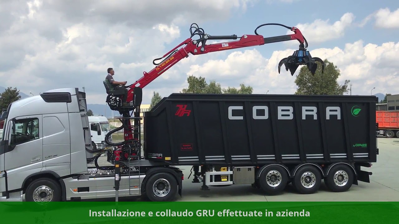 COBRA KR45H ExtraMatt - Semirimorchio per trasporto e raccolta rottame Gervasi Ecologica
