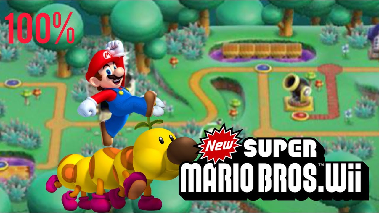 Weiter New super mario bros wii zocken und die 100% holen
