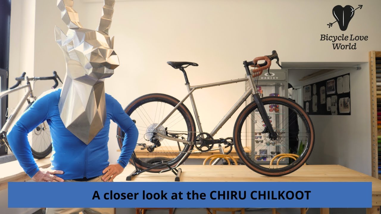 The ultimate titanium bikepacking tool? Pierre Arnaud Le Magnan presenting the Chiru Chilkoot