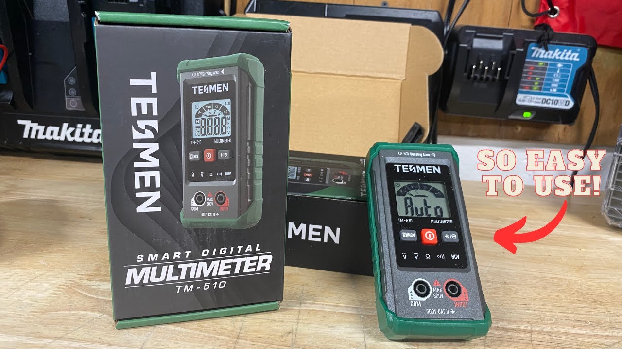 TESMEN TM-510 Smart Digital Multimeter Review | Awesomely Simple!