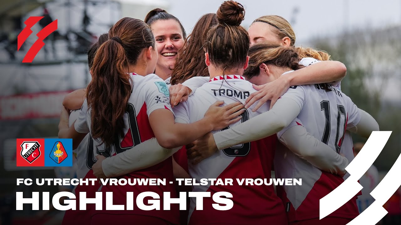 FC Utrecht Vrouwen gaat 2025 in met RUIME OVERWINNING op Telstar 👏 | HIGHLIGHTS