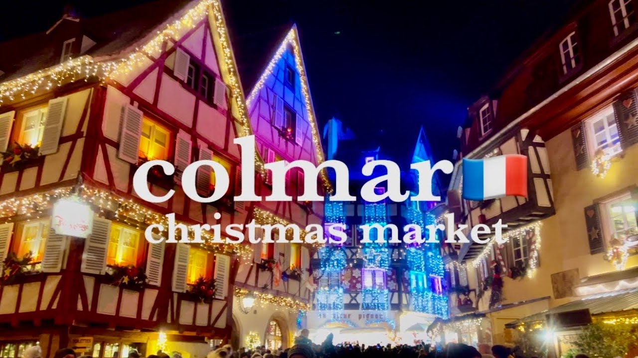 コルマール🇫🇷世界一かわいいクリスマスマーケット🎄フランスアルザス地方！