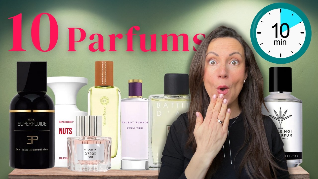 Speed-Testing: 10 Parfum kurz und präzise