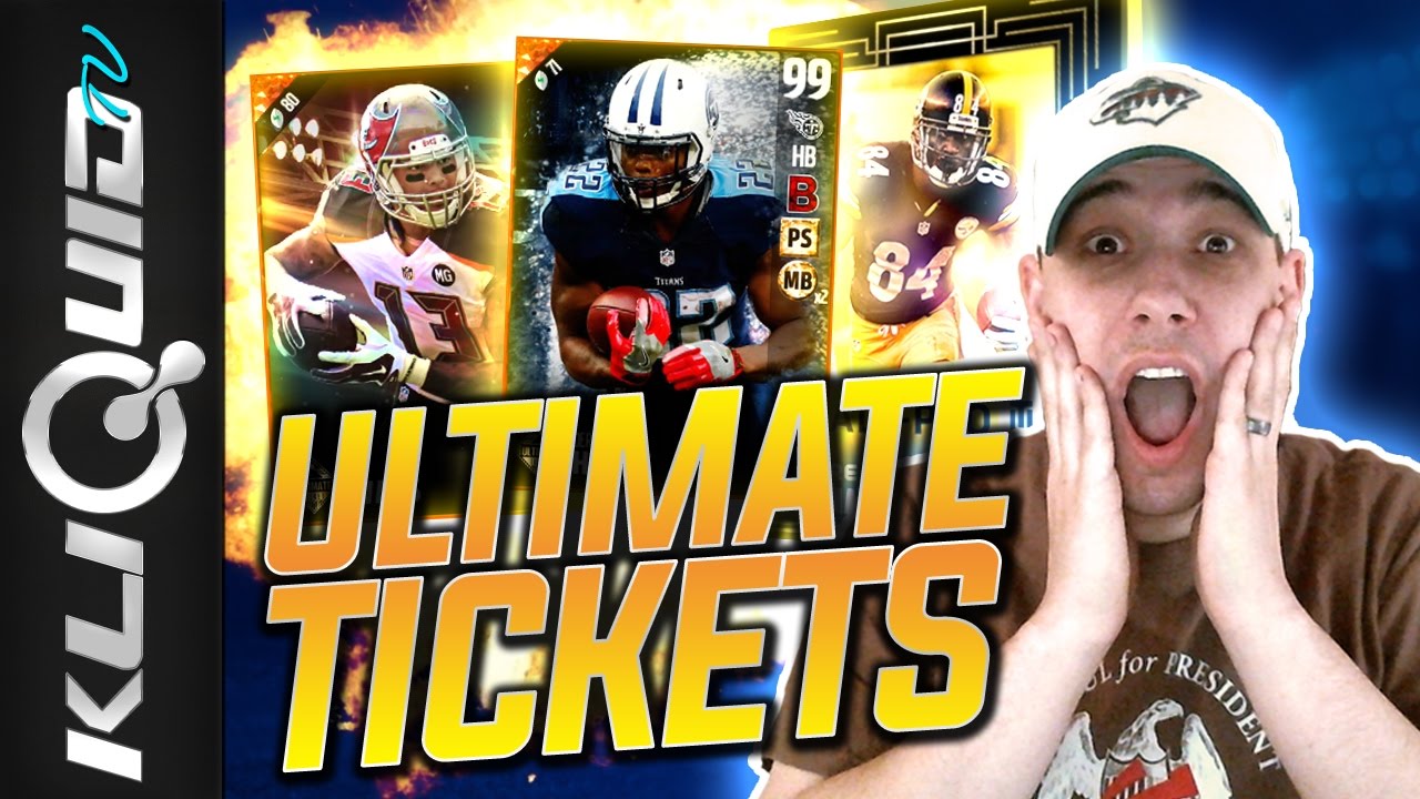 ULTIMATE TICKET PACK OPENING on MADDEN 17 ULTIMATE TEAM! They're FINALLY HERE!