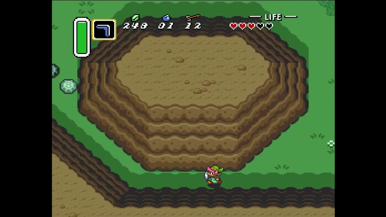 Legend of Zelda a Link to the Past | Obtain the Blue Pendant and Power Gloves