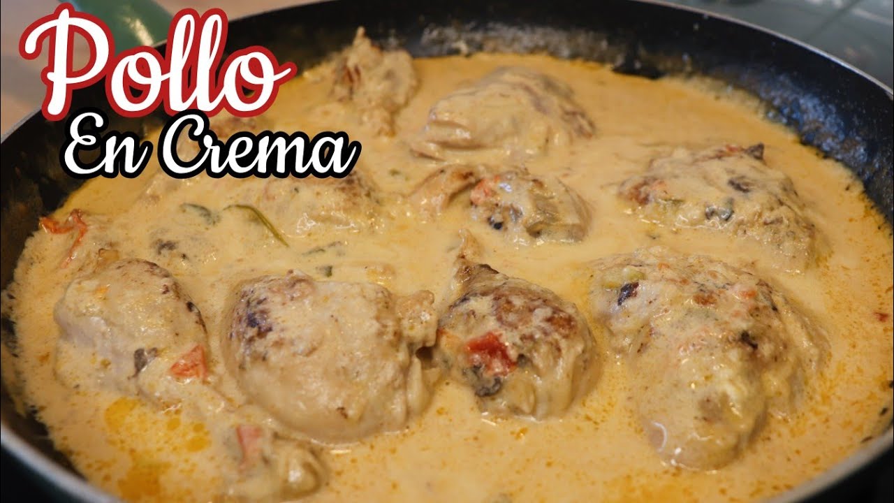 Pollo En Crema Mi Receta Favorita: F&aacute;cil y Rico