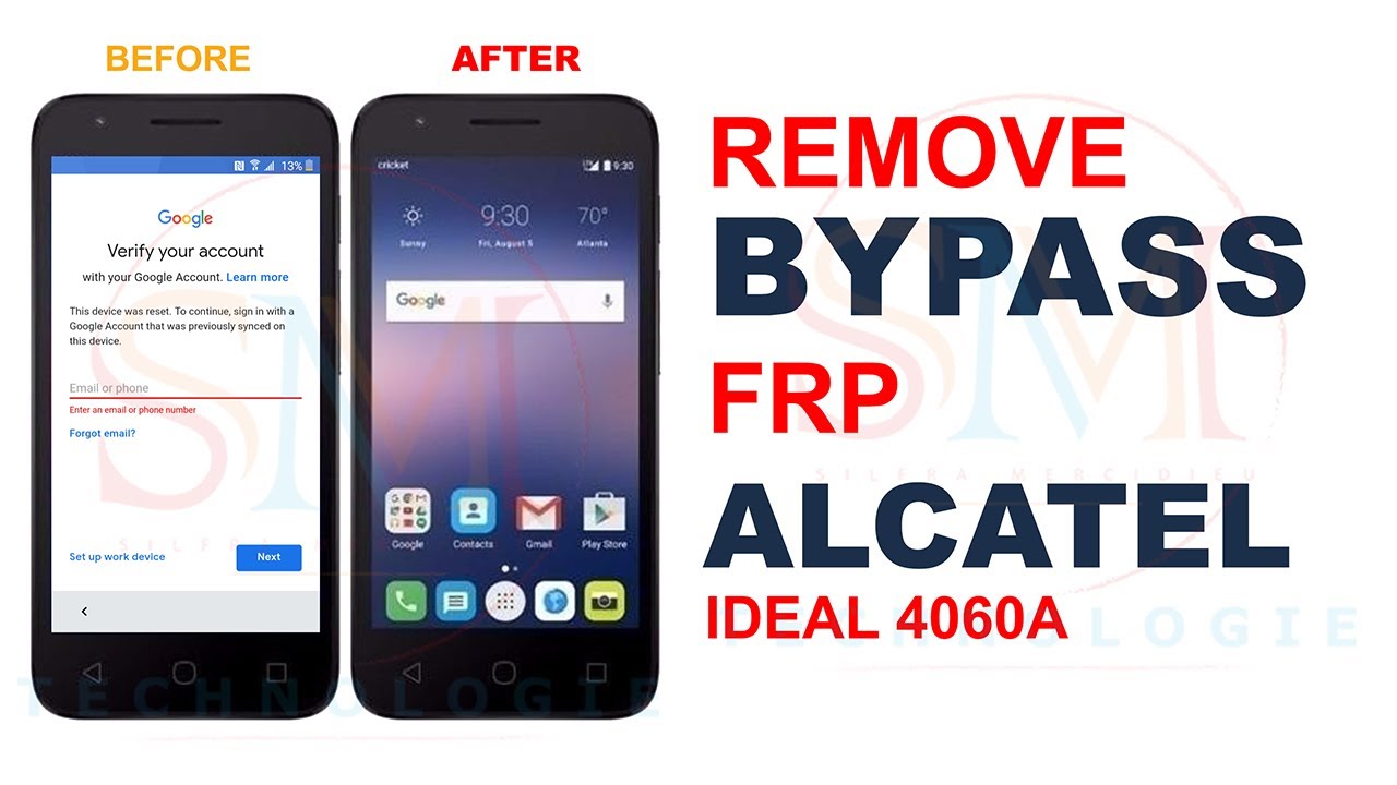 FRP BYPASS ALCATEL IDEAL 4060A