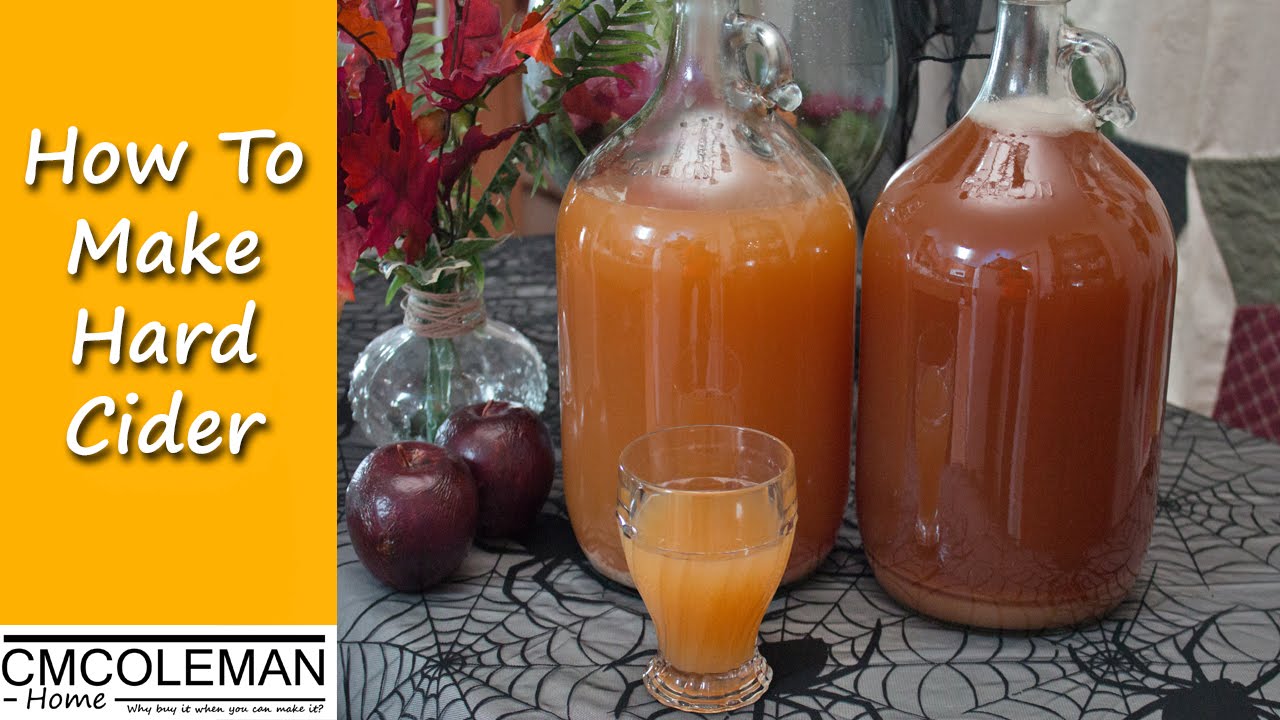 Rustic Hard Cider , make it at home the easy way - CMColeman Home