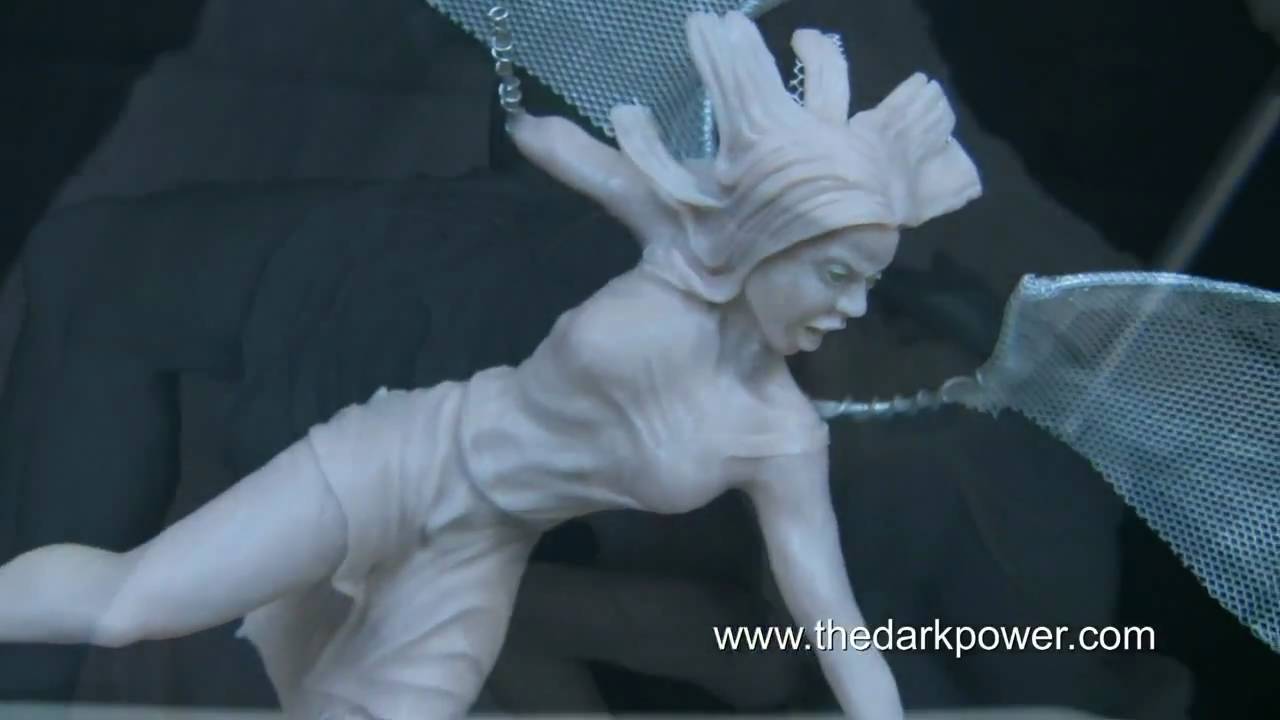Angel and Demon Sculpture Work in Progress