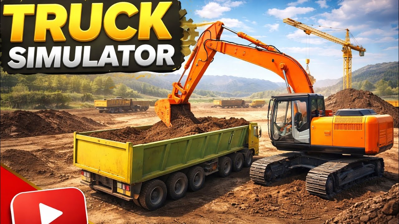 Counstruction simulator truck driving gaming video|| jcb loading machine driving game 🎮||New game 🎮